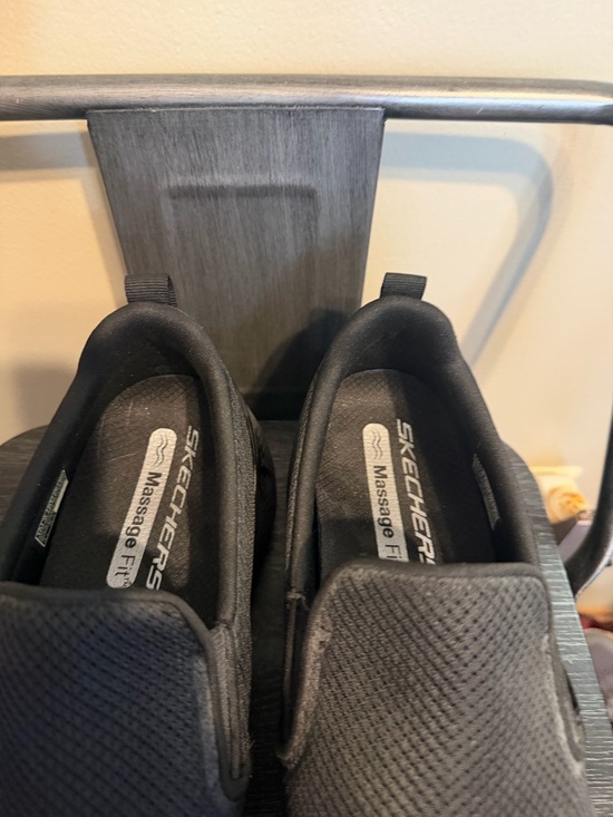 NOT AVAILABLE Mens 10 Black Slip On Comfort Shoes main image 4